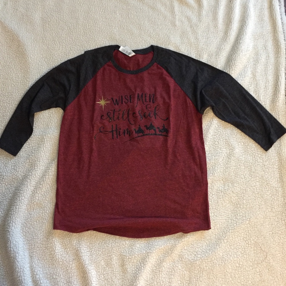 3/4 length Ragland shirt